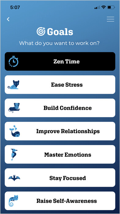 Emulate iPhone app EverStrong: Emotional Strength using MyAndroid
