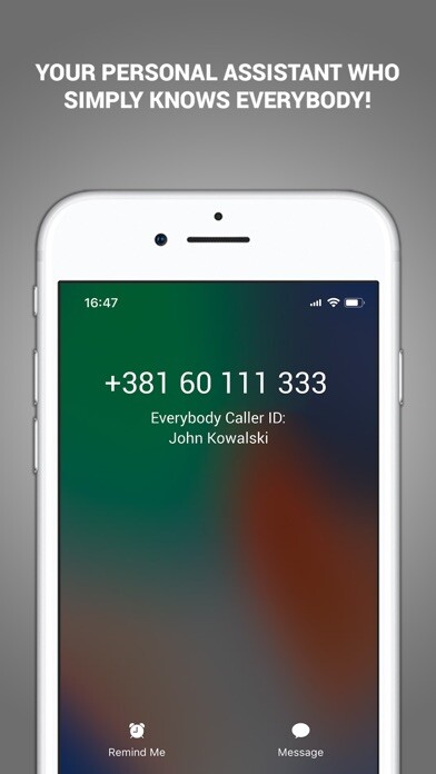 Emulate iPhone app Everybody - AI caller ID using MyAndroid Emulate iPhone app Everybody - AI caller ID using MyAndroid