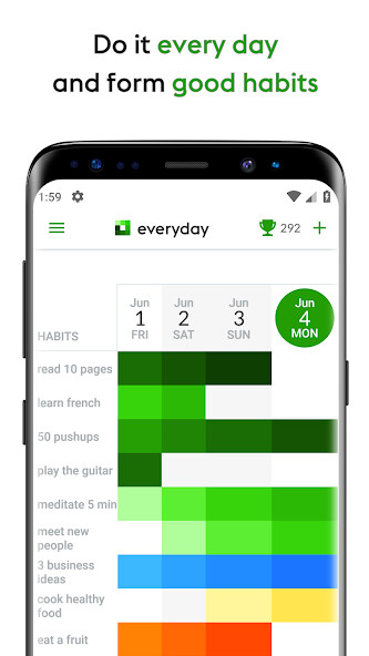 Run android online APK everyday Habit Tracker  Goals from MyAndroid or emulate everyday Habit Tracker  Goals using MyAndroid
