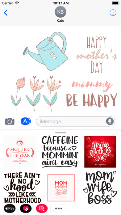 Emulate iPhone app Everyday Mothers Day Emoji using MyAndroid Emulate iPhone app Everyday Mothers Day Emoji using MyAndroid
