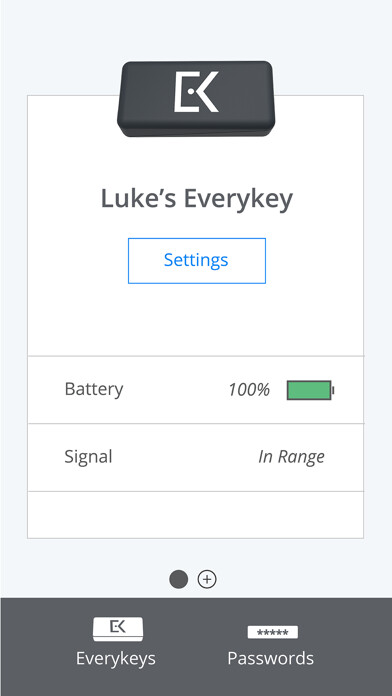 Emulate iPhone app Everykey using MyAndroid