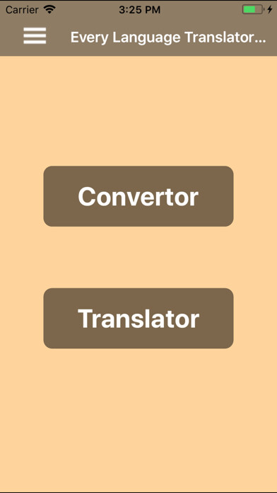 Emulate iPhone app Every Language Translator using MyAndroid