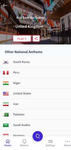 Run android online APK Every National Anthem - Lyrics, Notes and more from MyAndroid or emulate Every National Anthem - Lyrics, Notes and more using MyAndroid