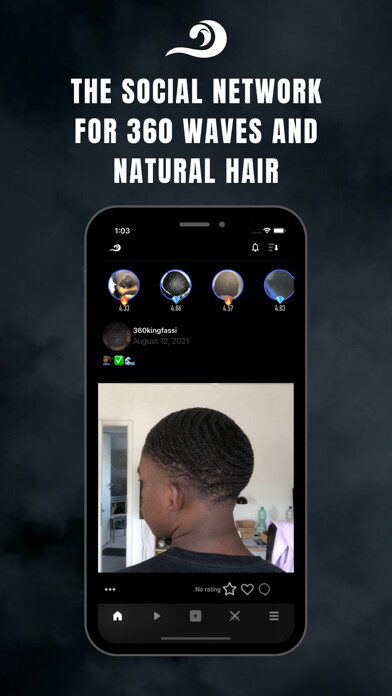 Emulate iPhone app EveryWaver - Black Hair Styles using MyAndroid