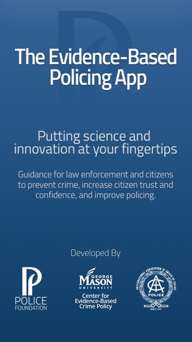 Emulate iPhone app Evidence-Based Policing using MyAndroid Emulate iPhone app Evidence-Based Policing using MyAndroid