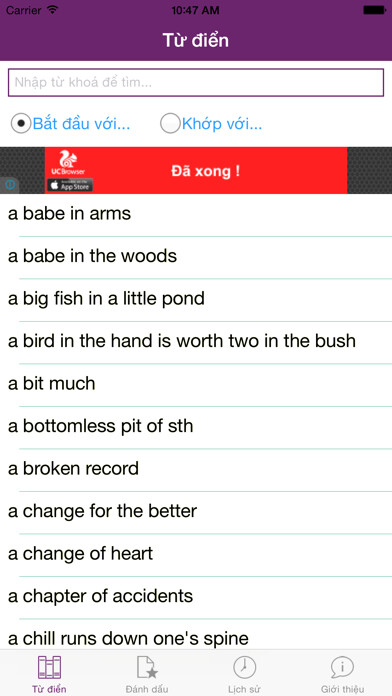 Emulate iPhone app EVIDict T? ?i?n thành ng? AV using MyAndroid Emulate iPhone app EVIDict T? ?i?n thành ng? AV using MyAndroid