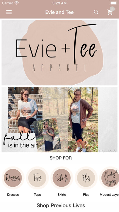 Emulate iPhone app Evie + Tee Apparel using MyAndroid Emulate iPhone app Evie + Tee Apparel using MyAndroid