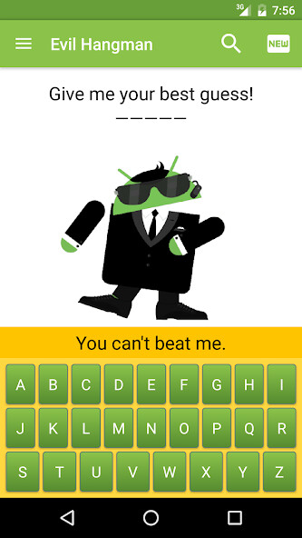 Run android online APK Evil Hangman from MyAndroid or emulate Evil Hangman using MyAndroid