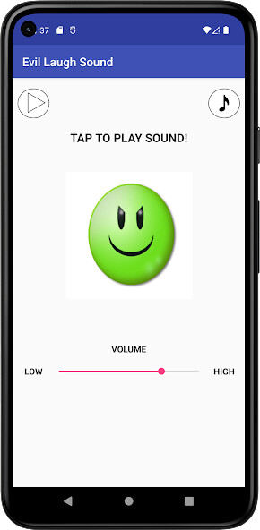 Emulate Android APK Evil Laugh Sound