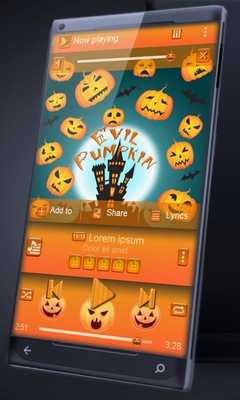 Emulate Android APK Evil pumpkin PlayerPro Skin Emulate Android APK Evil pumpkin PlayerPro Skin