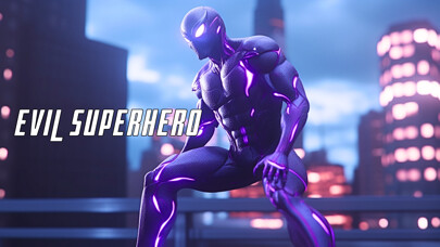 Emulate iPhone app Evil Superhero black web smash using MyAndroid Emulate iPhone app Evil Superhero black web smash using MyAndroid
