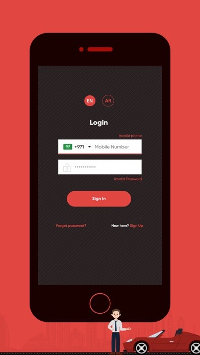 Emulate iPhone app Eviride Vendor using MyAndroid