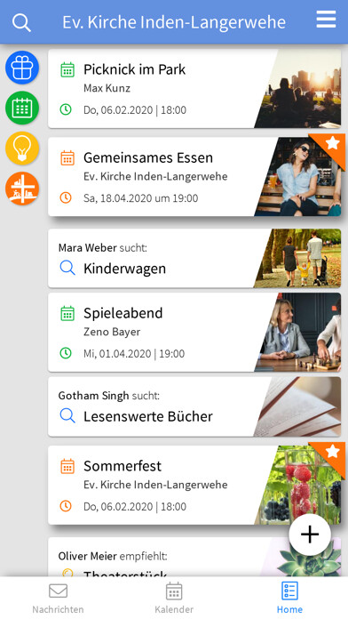 Emulate iPhone app Ev. Kirche Inden-Langerwehe using MyAndroid