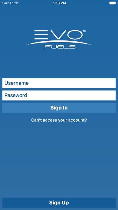 Emulate iPhone app EVO Fuels App using MyAndroid Emulate iPhone app EVO Fuels App using MyAndroid