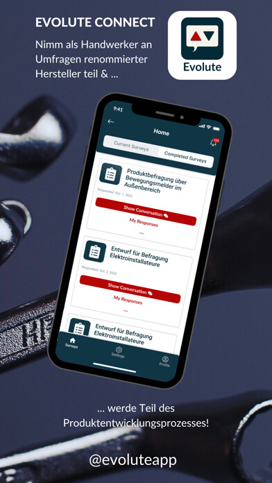 Emulate iPhone app Evolute Handwerk Support App using MyAndroid Emulate iPhone app Evolute Handwerk Support App using MyAndroid