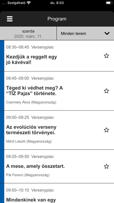 Run android online APK Evolution konferencia from MyAndroid or emulate Evolution konferencia using MyAndroid