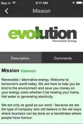 Emulate Android APK Evolution Renewable Energy