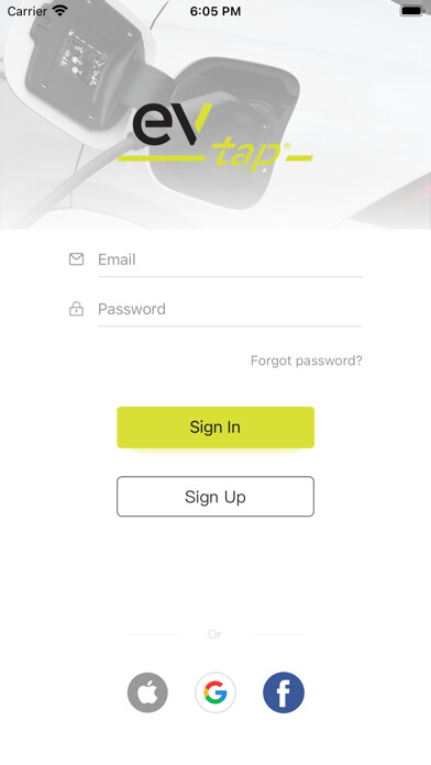Emulate iPhone app EVtap Connect using MyAndroid Emulate iPhone app EVtap Connect using MyAndroid