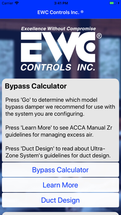 Emulate iPhone app EWC Controls, Inc. using MyAndroid