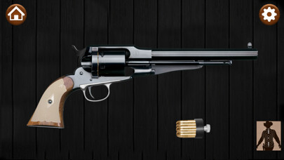 Emulate iPhone app eWeapons™ Revolver Guns Sim using MyAndroid