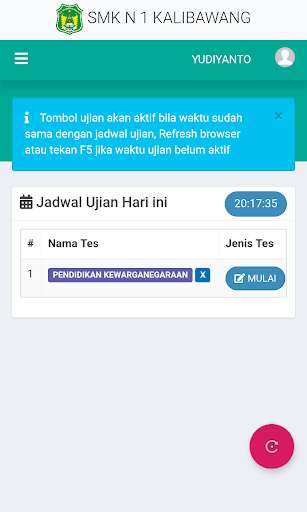 Run android online APK Exam Browser SMK Negeri 1 Kalibawang from MyAndroid or emulate Exam Browser SMK Negeri 1 Kalibawang using MyAndroid
