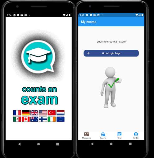 Run android online APK Exam Counts Down - Exam Day Counter and Chat from MyAndroid or emulate Exam Counts Down - Exam Day Counter and Chat using MyAndroid
