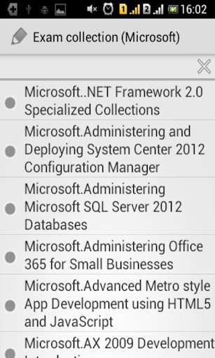 Run android online APK Exam cpllection (Microsoft) from MyAndroid or emulate Exam cpllection (Microsoft) using MyAndroid