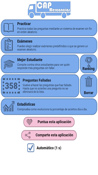 Run android online APK Examen CAP Mercancías España from MyAndroid or emulate Examen CAP Mercancías España using MyAndroid Run android online APK Examen CAP Mercancías España from MyAndroid or emulate Examen CAP Mercancías España using MyAndroid