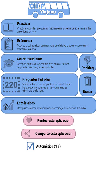 Run android online APK Examen CAP Viajeros España DGT from MyAndroid or emulate Examen CAP Viajeros España DGT using MyAndroid Run android online APK Examen CAP Viajeros España DGT from MyAndroid or emulate Examen CAP Viajeros España DGT using MyAndroid