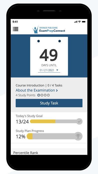 Emulate iPhone app Exam Prep Connect using MyAndroid