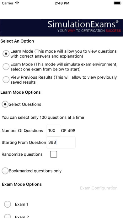 Emulate iPhone app Exam Sim For Network+ N10-008 using MyAndroid Emulate iPhone app Exam Sim For Network+ N10-008 using MyAndroid