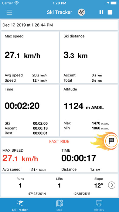 Emulate iPhone app EXA Ski Tracker using MyAndroid Emulate iPhone app EXA Ski Tracker using MyAndroid