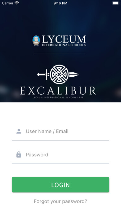 Emulate iPhone app Excalibur Lyceum Parent using MyAndroid Emulate iPhone app Excalibur Lyceum Parent using MyAndroid