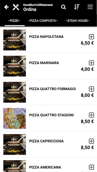 Run android online APK Excalibur - Ristorante Pizzeria Paninoteca from MyAndroid or emulate Excalibur - Ristorante Pizzeria Paninoteca using MyAndroid