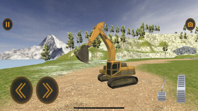 Emulate iPhone app Excavator Crane Driving Sim using MyAndroid