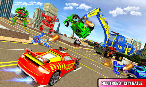 Run android online APK Excavator Robot Car Game:UFO Robot Elephant Game from MyAndroid or emulate Excavator Robot Car Game:UFO Robot Elephant Game using MyAndroid
