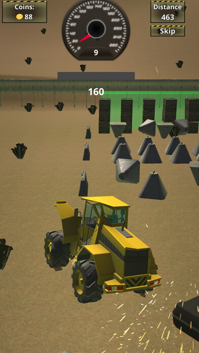 Emulate iPhone app Excavator Simulator Car Crash using MyAndroid