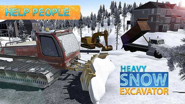 Emulate Android APK Excavator Snow Loader Truck