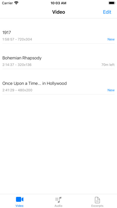 Emulate iPhone app Excerpt-Player using MyAndroid
