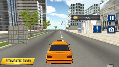 Emulate iPhone app Exciting Taxi NY Cab using MyAndroid