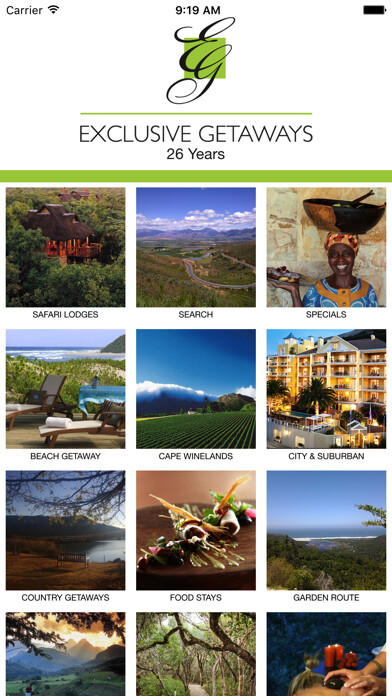 Emulate iPhone app Exclusive Getaways using MyAndroid