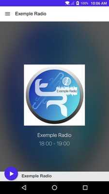 Emulate Android APK Exemple Radio