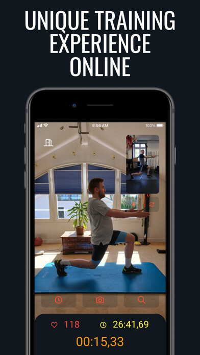 Emulate iPhone app Exercast - Online Training using MyAndroid