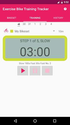 Run android online APK Exercise Bike Training Tracker from MyAndroid or emulate Exercise Bike Training Tracker using MyAndroid