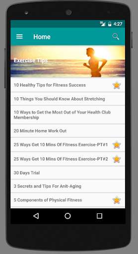 Run android online APK Exercise Tips from MyAndroid or emulate Exercise Tips using MyAndroid Run android online APK Exercise Tips from MyAndroid or emulate Exercise Tips using MyAndroid