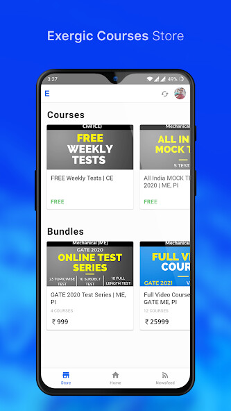 Run android online APK Exergic - GATE Preparation from MyAndroid or emulate Exergic - GATE Preparation using MyAndroid