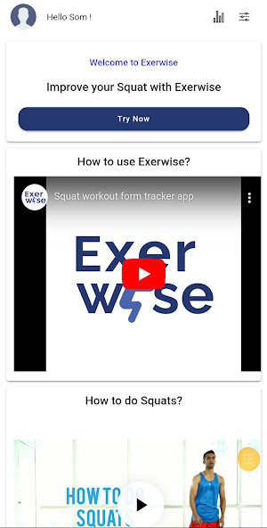 Run android online APK Exerwise fitness coach - Perfect Squat Workout from MyAndroid or emulate Exerwise fitness coach - Perfect Squat Workout using MyAndroid