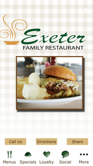 Emulate iPhone app Exeter Family Restaurant using MyAndroid Emulate iPhone app Exeter Family Restaurant using MyAndroid