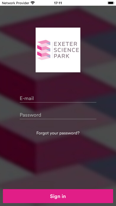 Emulate iPhone app Exeter Science Park Connect using MyAndroid