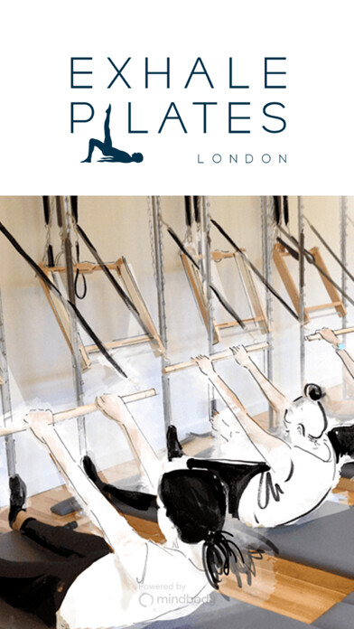 Emulate iPhone app Exhale Pilates London using MyAndroid